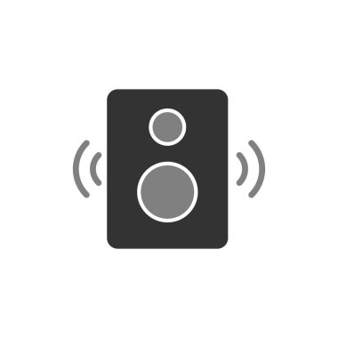 Hoparlör simgesi, vektör illüstrasyonu