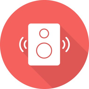 Hoparlör simgesi, vektör illüstrasyonu