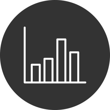 istatistik simgesi, vektör illüstrasyonu