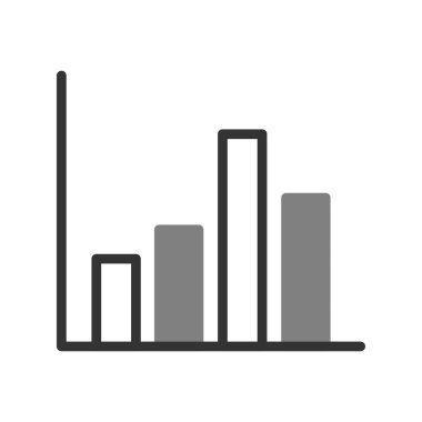 istatistik simgesi, vektör illüstrasyonu