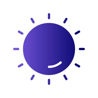 Güneş Simgesi Vektör illüstrasyonu