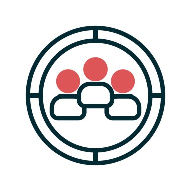 hedef kitleye simge vektör çizim