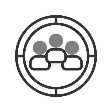 hedef kitleye simge vektör çizim