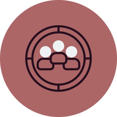 hedef kitleye simge vektör çizim