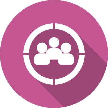 hedef kitleye simge vektör çizim