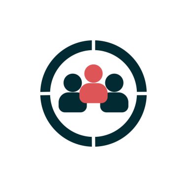 hedef kitleye simge vektör çizim