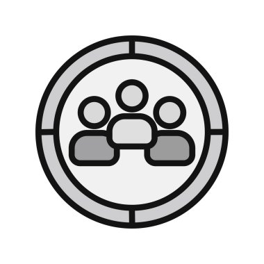 hedef kitleye simge vektör çizim