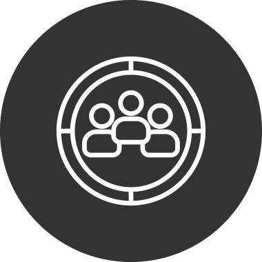 hedef kitleye simge vektör çizim