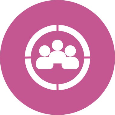 hedef kitleye simge vektör çizim