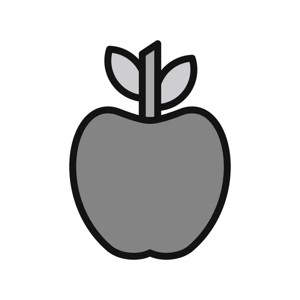 Vector Illustration Icon Apple Fruit — стоковый вектор