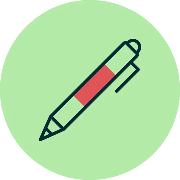 Ballpoint Icon Vector Illustration — 스톡 벡터