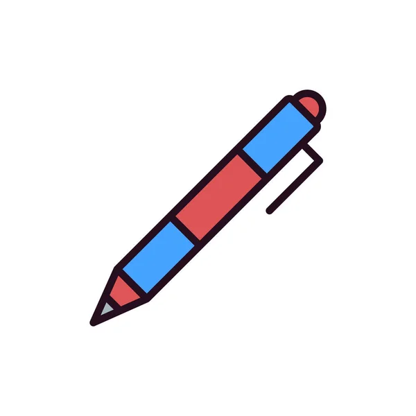 Ballpoint Icoon Vector Illustratie — Stockvector