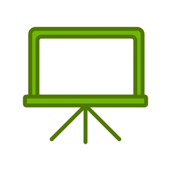 Blackboard Icon Vector Illustration — Vetor de Stock