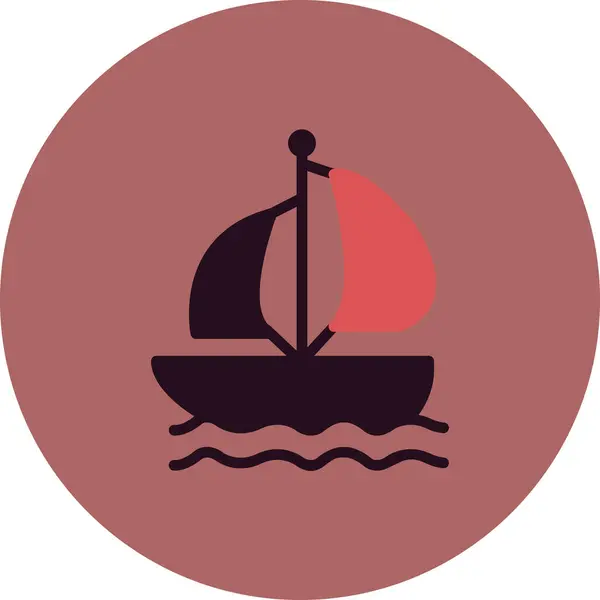 Boat Icon Vector Illustration — 스톡 벡터