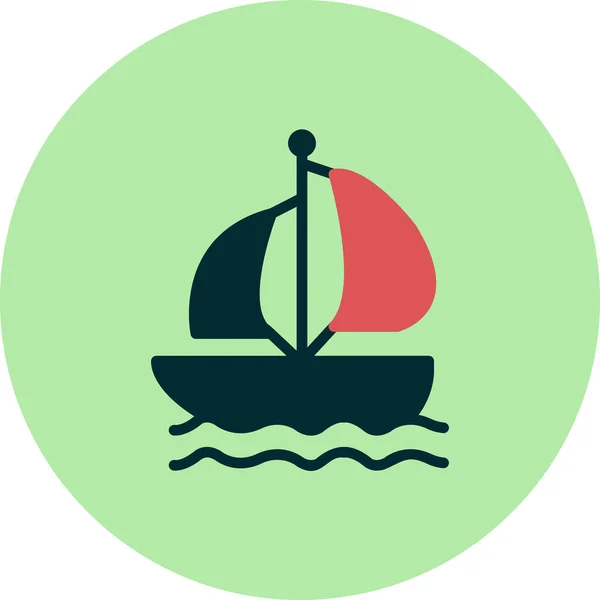 Boat Icon Vector Illustration — Vector de stock