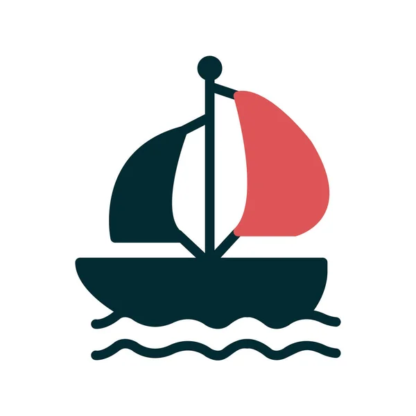 Boat Icon Vector Illustration — стоковый вектор