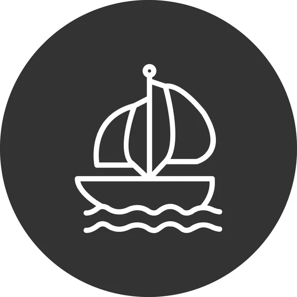 Boat Icon Vector Illustration — 스톡 벡터