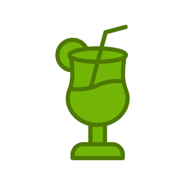 Icona Del Cocktail Illustrazione Vettoriale — Vettoriale Stock
