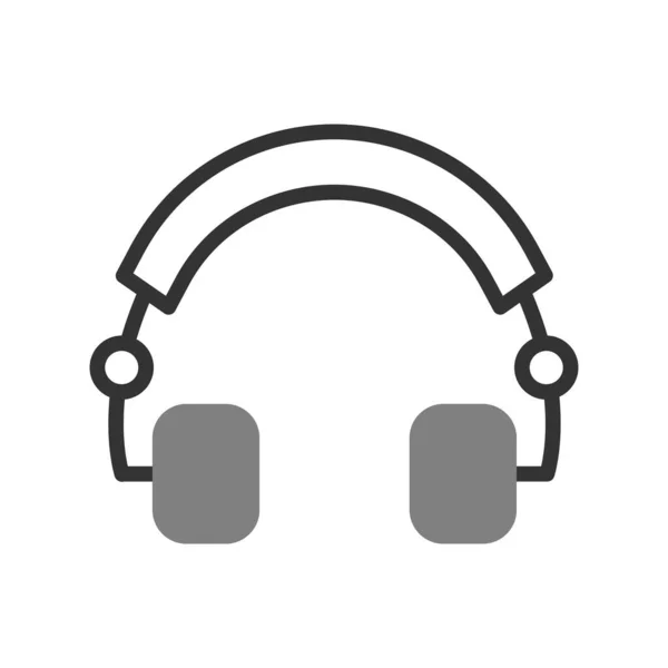 Εικονίδιο Ακουστικών Διανυσματική Απεικόνιση — Διανυσματικό Αρχείο