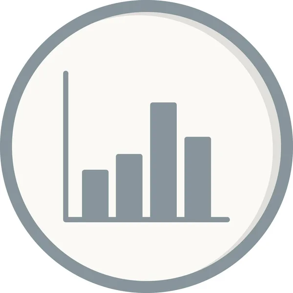 Statistics Icon Vector Illustration — Stock Vector