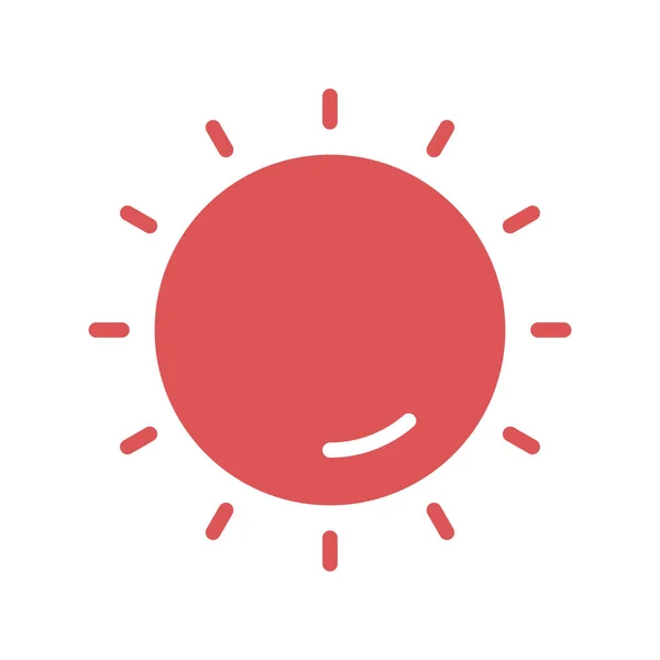 Sun Icon Vector Illustratie — Stockvector