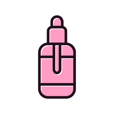 Vape likit simgesi, vektör illüstrasyonu