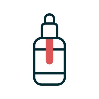 Vape likit simgesi, vektör illüstrasyonu