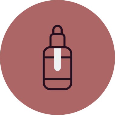 Vape likit simgesi, vektör illüstrasyonu