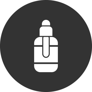 Vape likit simgesi, vektör illüstrasyonu