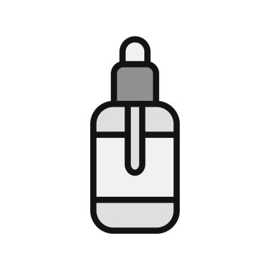 Vape likit simgesi, vektör illüstrasyonu