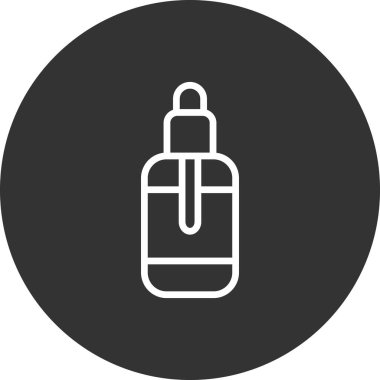 Vape likit simgesi, vektör illüstrasyonu