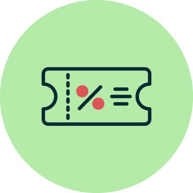 Makbuz simgesi, vektör illüstrasyonu