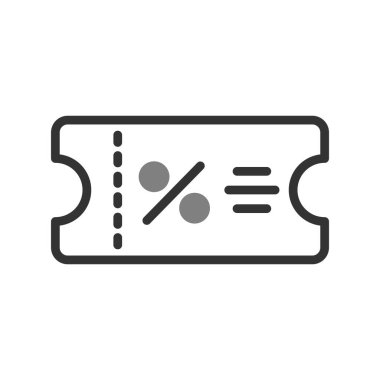 Makbuz simgesi, vektör illüstrasyonu