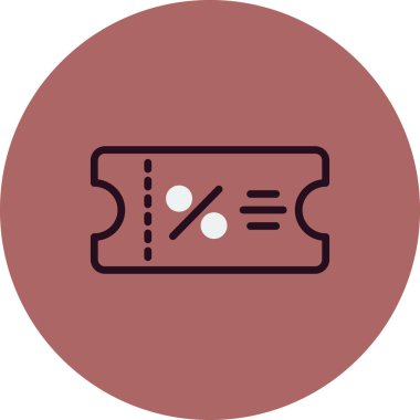 Makbuz simgesi, vektör illüstrasyonu