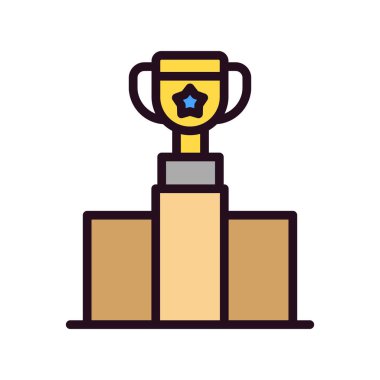 iş ödülü ödül ikonu vektör illüstrasyon tasarımı