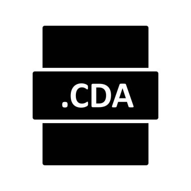 CDA simgesi, vektör illüstrasyonu