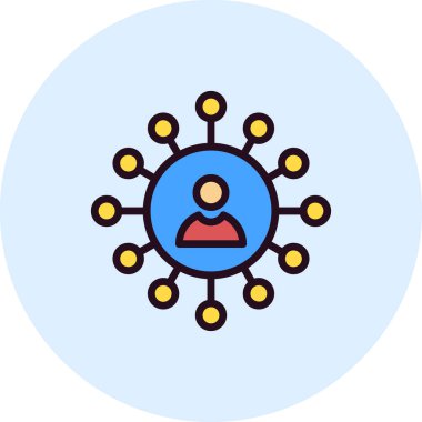 Ortak pazarlama simgesi vektör illüstrasyonuName