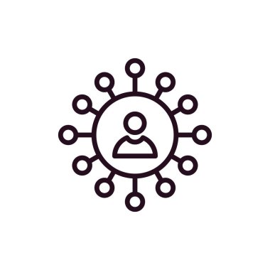 Ortak pazarlama simgesi vektör illüstrasyonuName