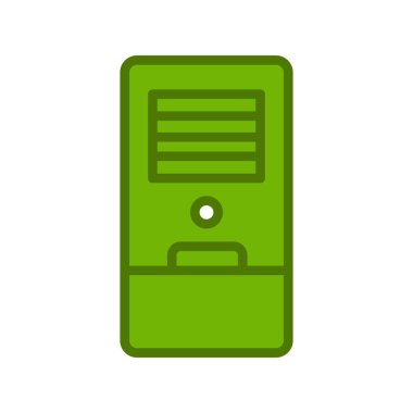 Hava Soğutma simgesi vektör illüstrasyonu