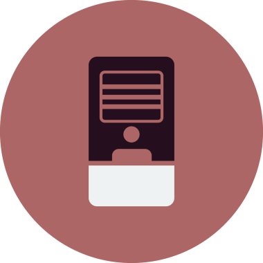 Hava Soğutma simgesi vektör illüstrasyonu