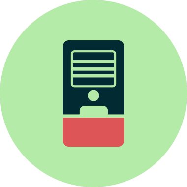 Hava Soğutma simgesi vektör illüstrasyonu