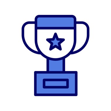 Kazanan Kupası kutsal kişilerin resmi, vektör çizim