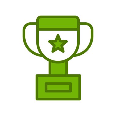 Kazanan Kupası kutsal kişilerin resmi, vektör çizim