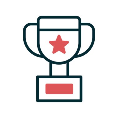 Kazanan Kupası kutsal kişilerin resmi, vektör çizim