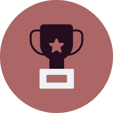 Kazanan Kupası kutsal kişilerin resmi, vektör çizim