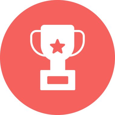 Kazanan Kupası kutsal kişilerin resmi, vektör çizim