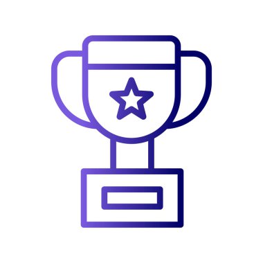 Kazanan Kupası kutsal kişilerin resmi, vektör çizim