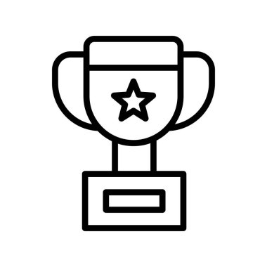 Kazanan Kupası kutsal kişilerin resmi, vektör çizim