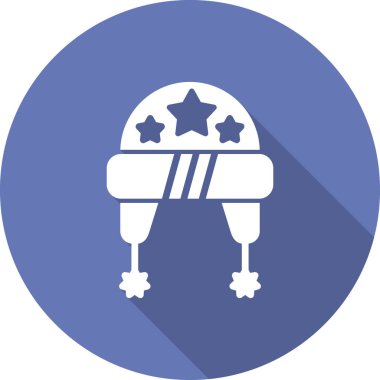  Şapka simgesi vektör illüstrasyonu