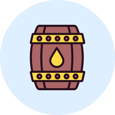 Varil simge vektör çizim